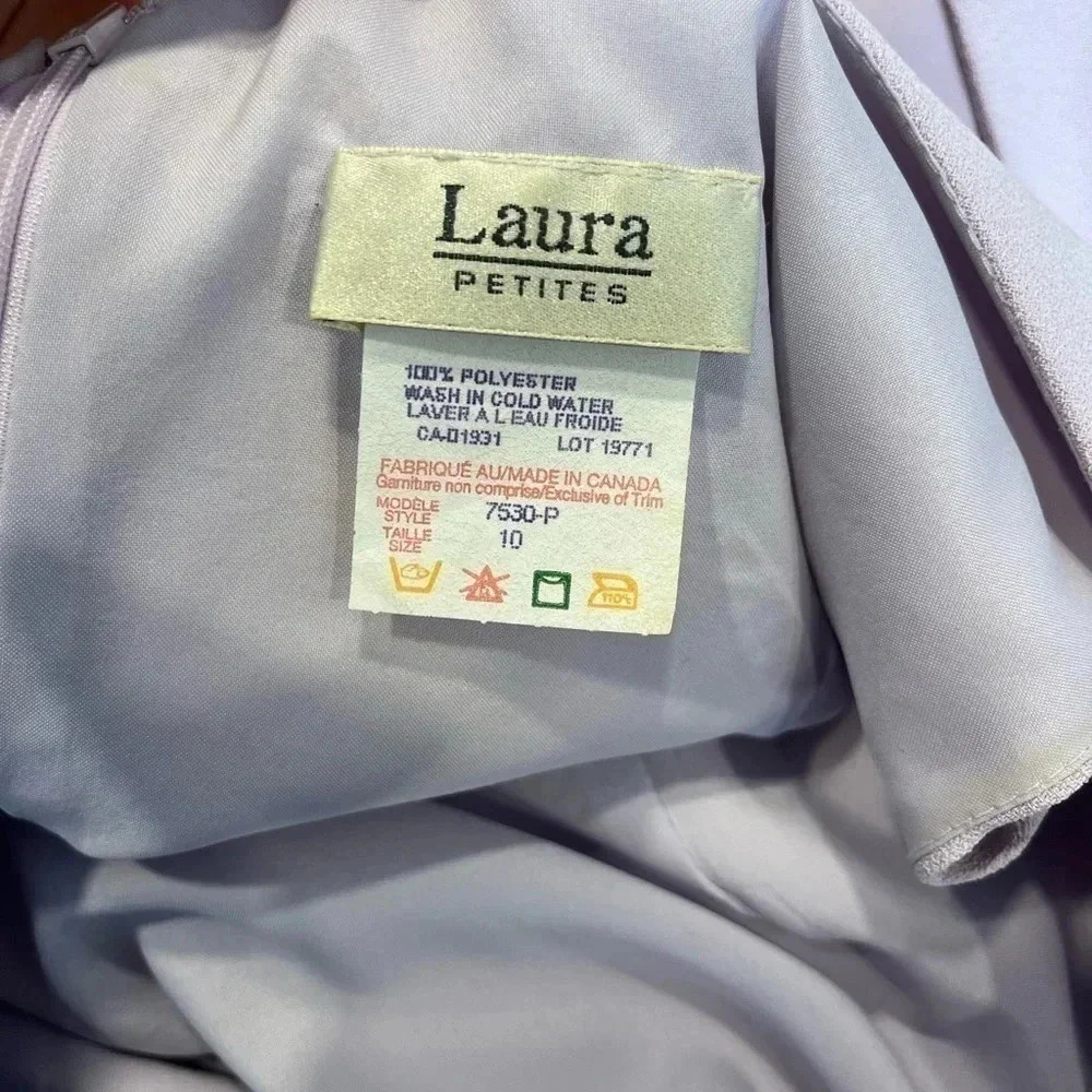 Laura Petites/ Blazer & dress set/ Soft lavender Colour/ Size US 10 - Picture 10 of 16